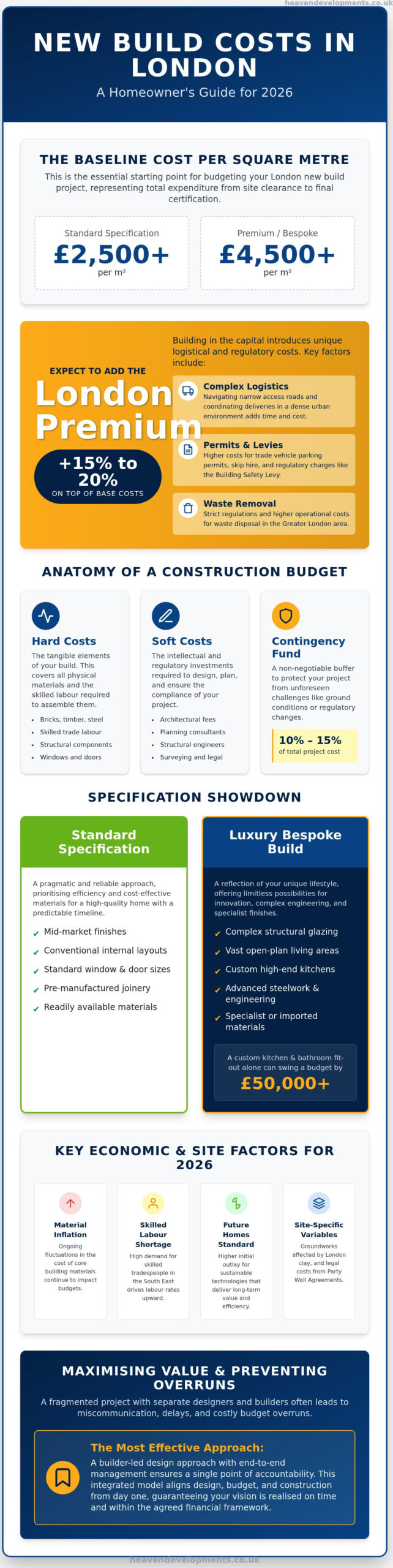 London New Build Costs: 2026 Guide for Homeowners